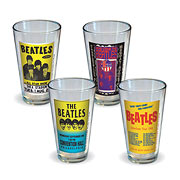 Beatles Poster Pint Glass 4-Pack